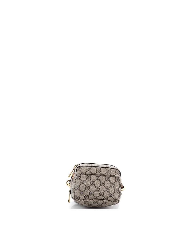Pre-Owned Gucci Mini Interlocking G Patch Multi-Function Shoulder Bag Gg Coated Canvas