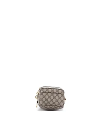 Pre-Owned Gucci Mini Interlocking G Patch Multi-Function Shoulder Bag Gg Coated Canvas