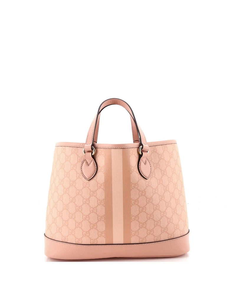 Pre-Owned Gucci Small Ophidia Top Handle Tote Coated Canvas with Leather