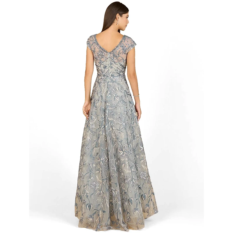 Lara Women's Lace Embellished A-Line Dress