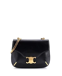 Pre-Owned Celine Small Besace Triomphe Shoulder Bag Smooth Calfskin