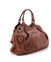 Pre-Owned Gucci Large Sukey Tote Guccissima Leather