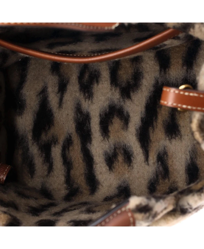 Pre-Owned Celine Small Cabas Thais Tote Printed Wool