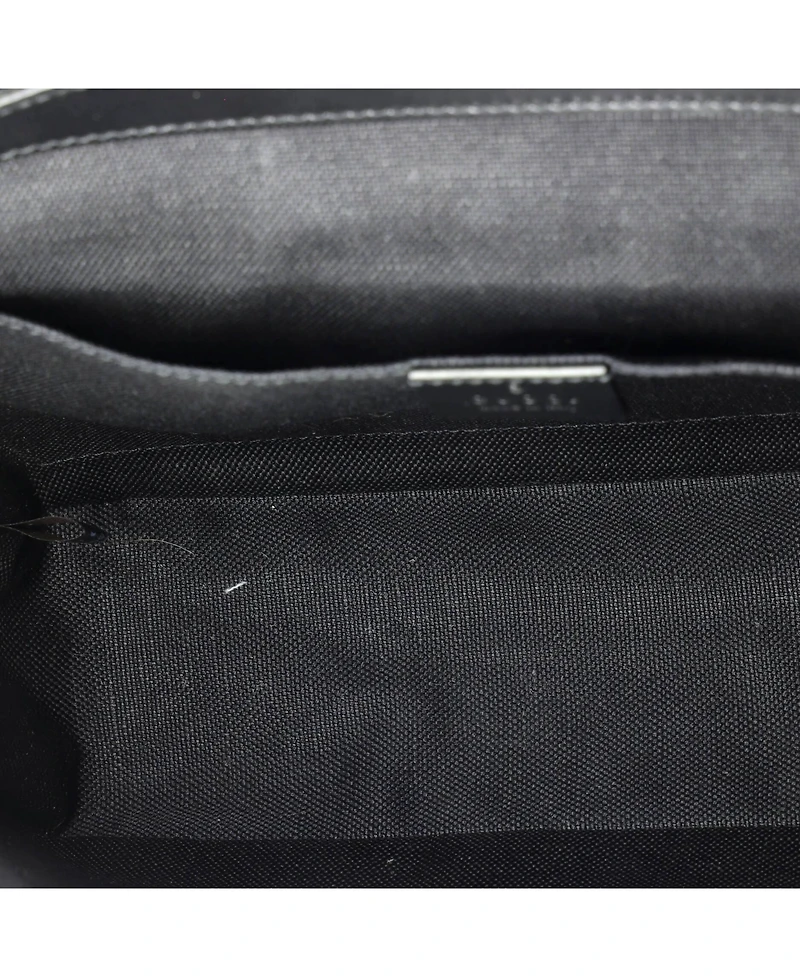 Pre-Owned Gucci Medium Interlocking G Patch Messenger Bag Gg Coated Canvas with Leather