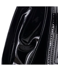 Pre-Owned Saint Laurent Small Classic Monogram Tassel Crossbody Bag Quilted Patent