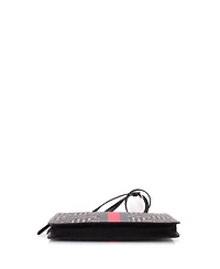 Pre-Owned Gucci Bee Web Zip Messenger Bag Caleido Gg Coated Canvas