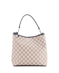Pre-Owned Gucci Medium Gg Emblem Bucket Bag Gg Coated Canvas