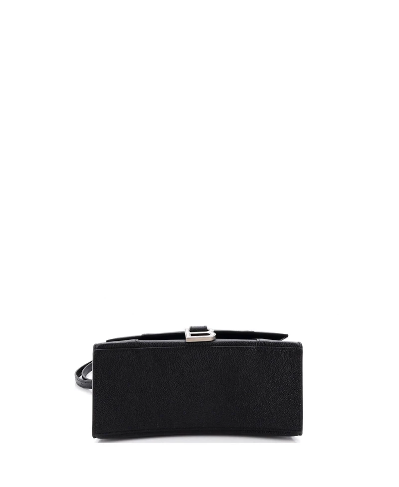 Pre-Owned Balenciaga Small Hourglass Top Handle Bag Leather
