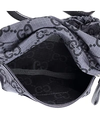 Pre-Owned Gucci Ripstop Belt Bag Gg Nylon and Leather