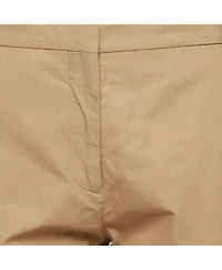 Pre-Owned Marni Women's Camel Cotton Skinny Trousers
