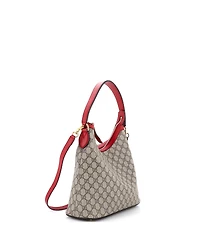 Pre-Owned Gucci Linea A Hobo Gg Coated Canvas