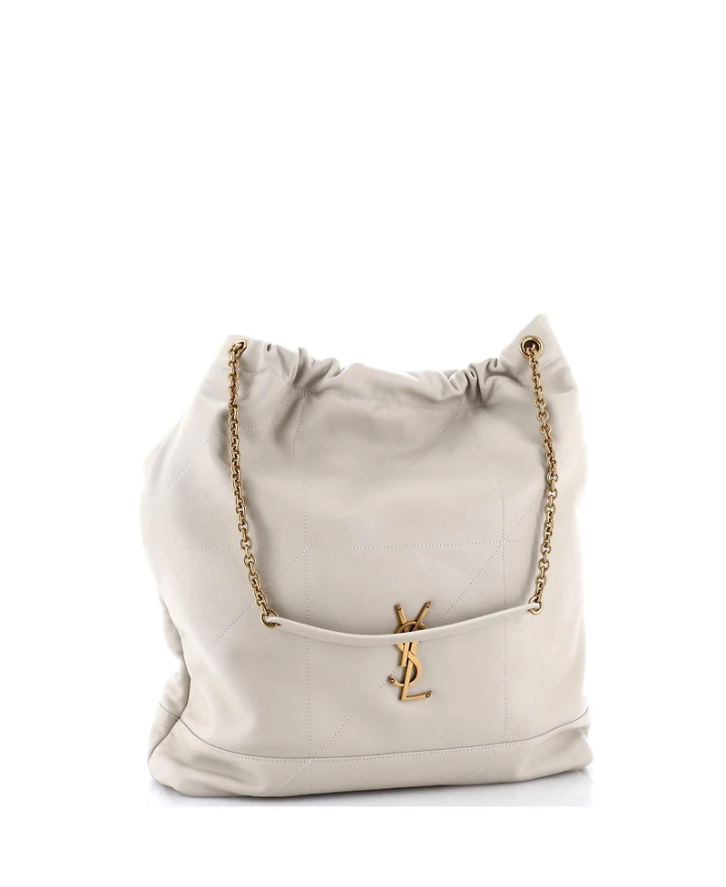 Pre-Owned Saint Laurent Large Jamie 4.3 Pochon Shoulder Bag Quilted Leather