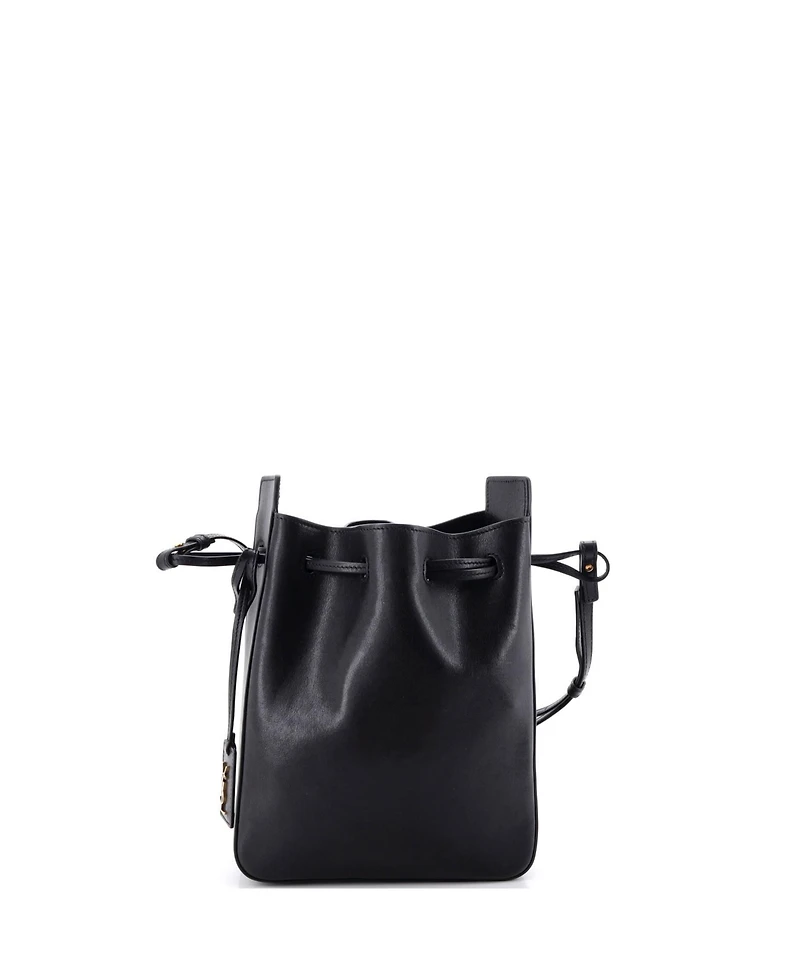 Pre-Owned Saint Laurent Small Convertible Bucket Bag Leather