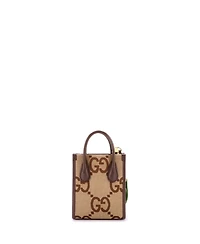 Pre-Owned Gucci Mini Vertical Tote Jumbo Gg Canvas