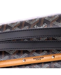 Pre-Owned Goyard Pm Monte Carlo Clutch with Strap Coated Canvas