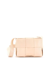 Pre-Owned Bottega Veneta Candy Cassette Crossbody Bag Maxi Intrecciato Leather