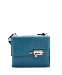 Pre-Owned HERMES Mini Verrou Bag Chevre Mysore and Canvas