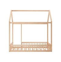 Buzz & Bloom Kids House Shaped Bed with Triangular Top