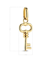 Devata Key Charm Pendant in 14K Gold