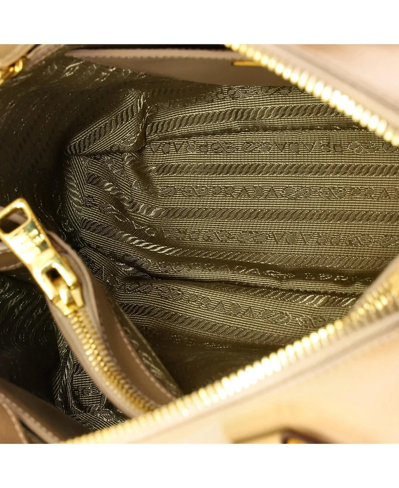 Pre-Owned Prada Medium Open Promenade Bag Vernice Saffiano Leather
