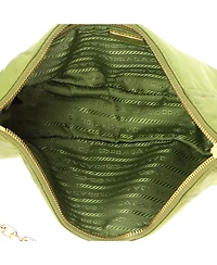 Pre-Owned Prada Demi Lune Shoulder Bag Re-Nylon