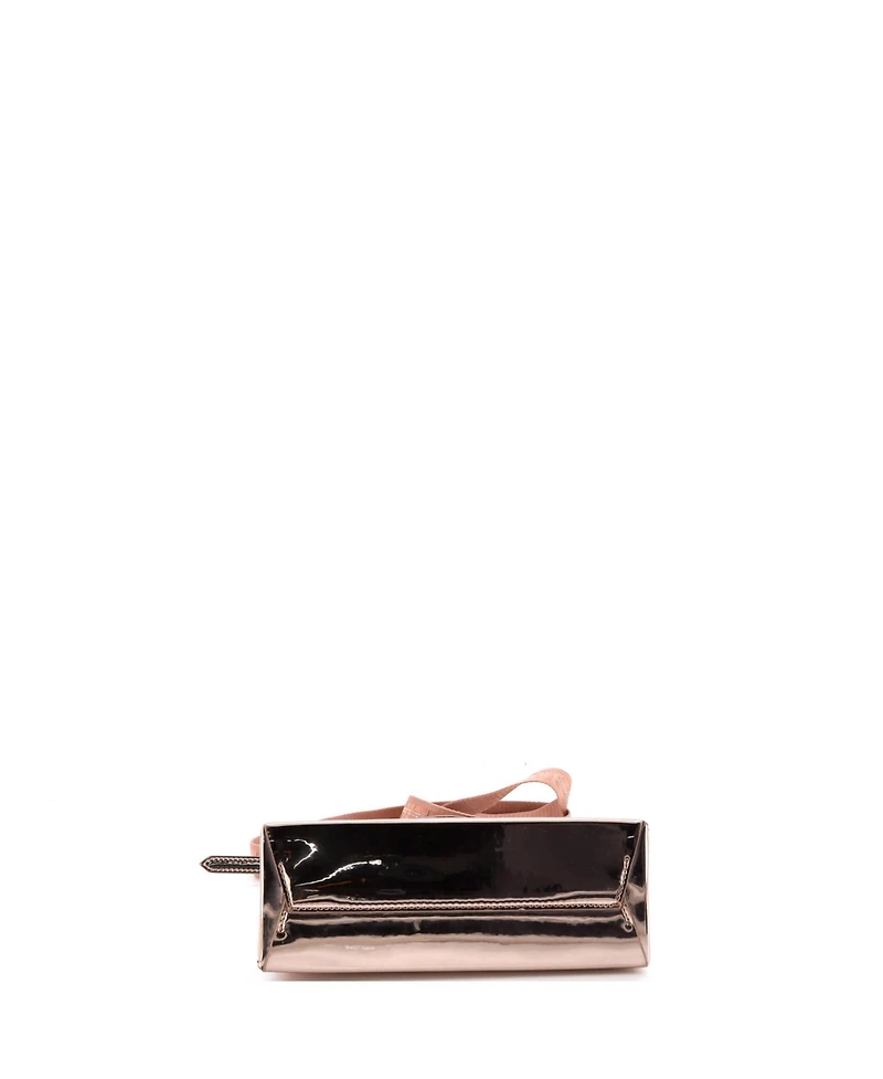 Pre-Owned Off White Mini Box Tote Printed Patent