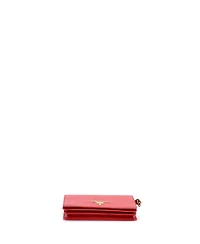 Pre-Owned Prada Chain Wallet Crossbody Saffiano Leather