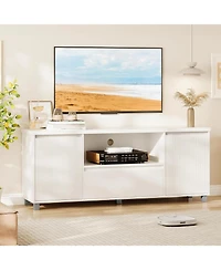 gaomon Tv Stand for Living Room Tv Console with Drawer and 2 Cabinets Tv Media Console Cabinet for Living Room and Bedroom simple change to inches