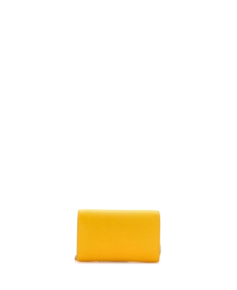 Pre-Owned Saint Laurent Uptown Chain Wallet Leather