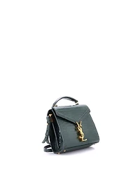 Pre-Owned Saint Laurent Mini Cassandra Top Handle Bag Embossed Leather