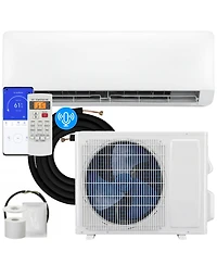 Homcom 12000 Btu Mini Split Air Conditioner, 22 SEER2 Wifi Enabled Ac Unit