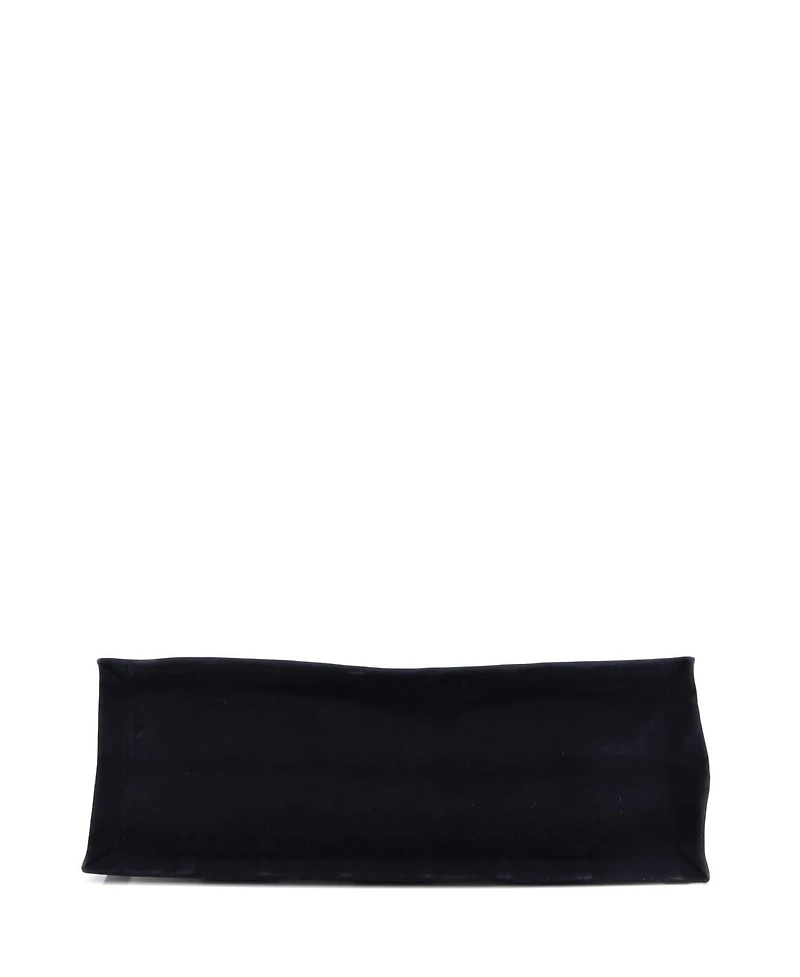 Pre-Owned Saint Laurent Large Noe Shopping Tote Striped Canvas