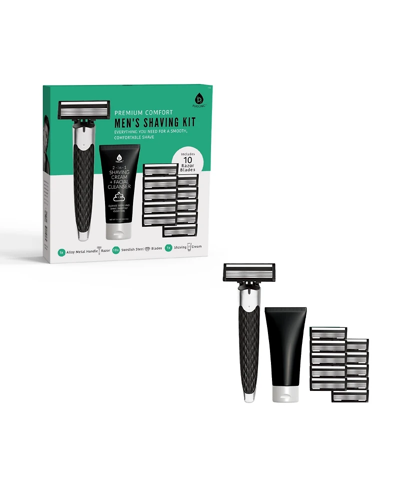 Pursonic Premium Comfort Men's Shaving Kit Complete Grooming Essentials
