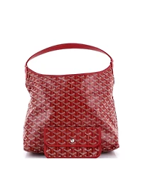 Pre-Owned Goyard Boheme Hobo Printed Coated Canvas