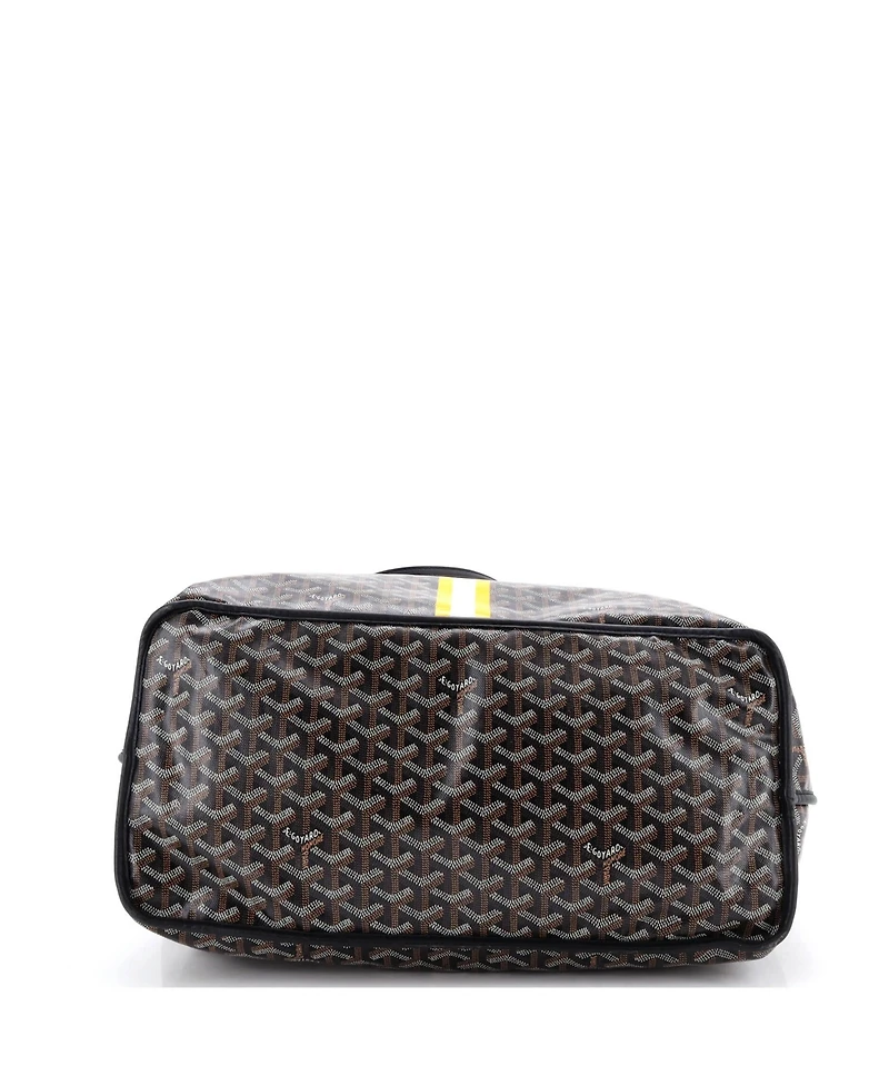 Pre-Owned Goyard Gm Anjou Reversible Tote Printed Coated Canvas