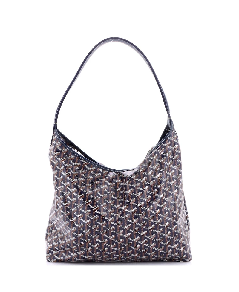 Pre-Owned Goyard Boheme Hobo Printed Coated Canvas