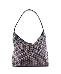 Pre-Owned Goyard Boheme Hobo Printed Coated Canvas