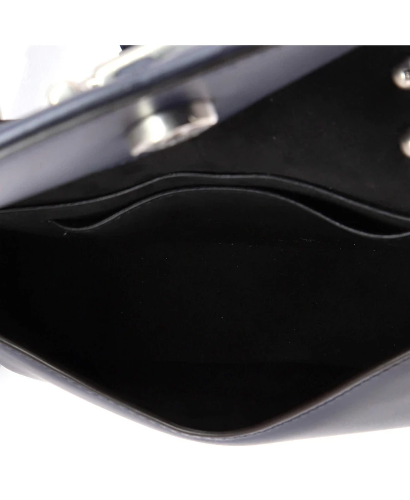 Pre-Owned Fendi Small C'mon Shoulder Bag Leather