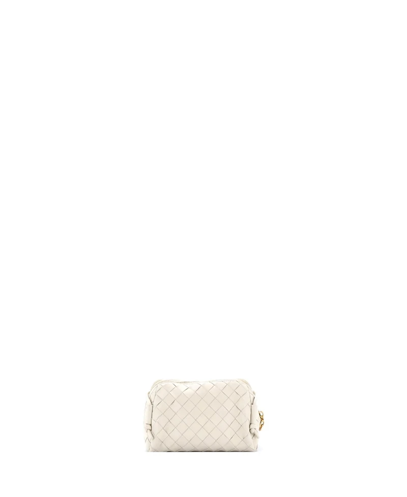 Pre-Owned Bottega Veneta Mini Concert Crossbody Pouch Intrecciato Nappa