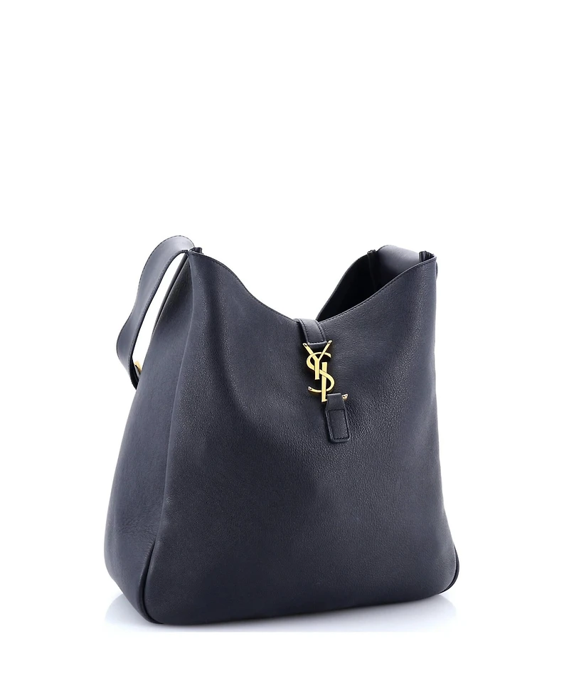 Pre-Owned Saint Laurent Large Le 5 a 7 Supple Hobo Leather