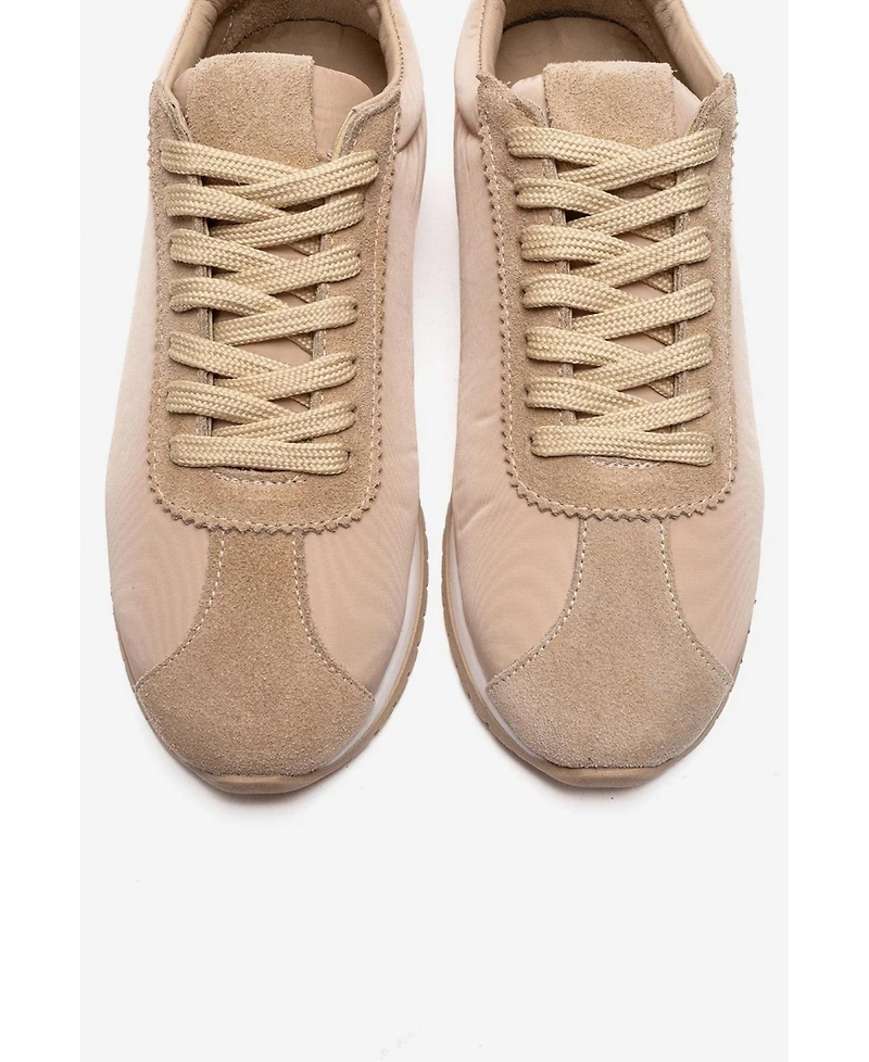 Forever & Always Shoes Women's Unica Leather Sport Sneaker