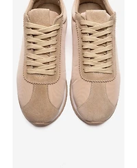 Forever & Always Shoes Women's Unica Leather Sport Sneaker