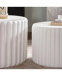 Streamdale Furniture Nesting Round Coffee Table Set