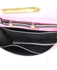 Pre-Owned Prada Small Cahier Crossbody Bag Embellished Leather