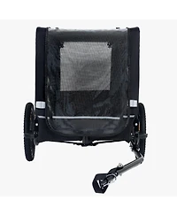Streamdale Furniture Extra Large 2 in 1 Pet Bike Trailer and Stroller Holds Up to 88 lbs