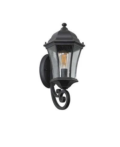 Busdays 1 Pack Metal Outdoor Wall Lantern Light Wall Mounted Sconce for Porch Patio Garden Bulb Not Included