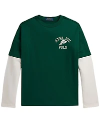 Polo Ralph Lauren Boys' 8-20 Big Fit Cotton Layered Effect T-Shirt
