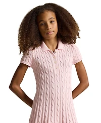 Polo Ralph Lauren Big Girls Cable-Knit Cotton Sweater Dress