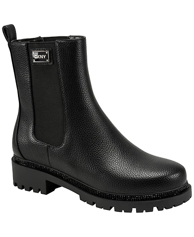 Dkny Women's Rick Round Toe Chelsea Booties