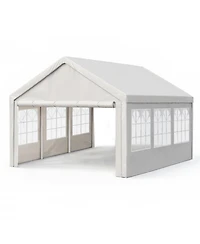 Streamdale Furniture 10'x20' Carport Canopy Tent with Removable Sidewalls